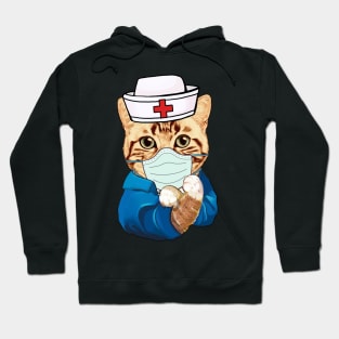 Strong Cat Is Wearing Mask Face Anti Virus 2020 Hoodie